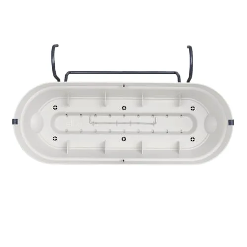 Elho Vibia Campana Trough allin1 50cm, Jardinera con Depósito y Plato Integrado foto 3