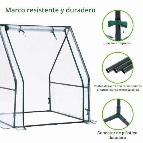 Ohuhu Mini Invernadero Portátil para Interior y Exterior, 91x91x107cm foto 5