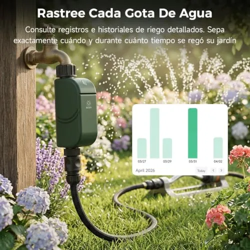 Woox Programador de Riego WiFi Inteligente, Sin Hub, IP65 foto 4